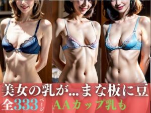 【熟女NTR】貧乳美女の乳が「まな板に豆？」〜AAカップ娘も...貧乳333人〜│妄想美女LAB