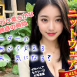 【人妻・主婦同人】【高画質】ふんわり、あなたへの贈りもの。魅惑のニットウェア〜かわいくてセクシーなAI写真集vol.23（全415ページ）│AIグラビア出版