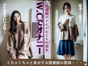 【熟女NTR】【W.Cでオナニー】図書館のトイレにこもる美女・・・くちゃくちゃと音がする図書室の聖域│熟女コレクターズ企画