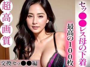 【熟女NTR】【超高画質グラビア写真集】セッ●●レス母の下着。最高の100枚〜交換セッ●●編〜│ハードマニアック【AI実写】
