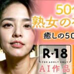 【熟女NTR】【R18写真集】50代熟女の裸。癒しの50枚〜2巻〜│いやしまんが【AIイラスト】