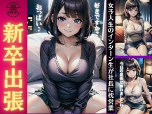 【熟女NTR】新卒出張〜女子大生のインターン生が社長に枕営業〜えちえち職場でスペシャル│媚薬DNA