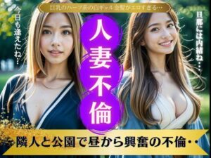 【熟女NTR】人妻不倫！隣人と公園で昼から興奮の不倫生活・・・│ワンコイン企画