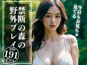 【熟女NTR】今日もお兄ちゃんに見られてアソコがじっとり・・・！禁断の森の野外プレイ！│ナナ76