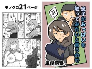 【人妻・主婦同人】息子がおっぱいを触ってみたいと言うので。│おっと