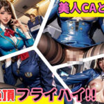 【熟女NTR】美人CAと絶頂フライハイ！！│痴女も歩けば棒にアタる