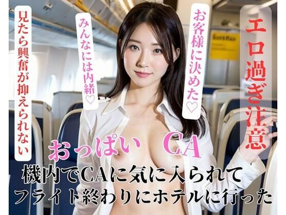 【人妻・主婦同人】機内でCAに気に入られてフライト終わりにホテルに行った│阳光