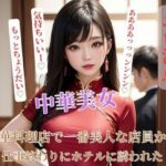 【人妻・主婦同人】中華料理店で一番美人な店員から仕事終わりにホテルに誘われた│HHH