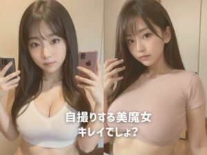 【人妻・主婦同人】自撮りする美魔女 キレイでしょ？│AI美女サロン