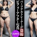 【人妻・主婦同人】あのCMで有名なパーソナルジムの宣伝撮影の裏側ショットを極秘入手！！│じーた