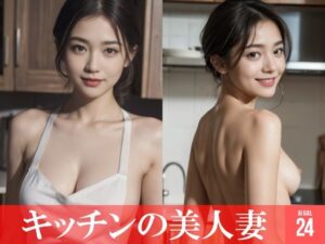 【人妻・主婦同人】スケスケカメラでキッチンの美人妻を撮影した結果│AI GAL 24