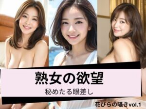 【人妻・主婦同人】熟女の欲望ー秘めた眼差しー│花びらの囁き