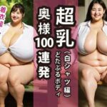 【人妻・主婦同人】超乳奥様100連発（白シャツ編）どたぷるボディ│ちょうからばく