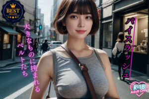 【人妻・主婦同人】パイスラッシュ〜大きなものに挟まれるベルトたち〜│AIお姉さん