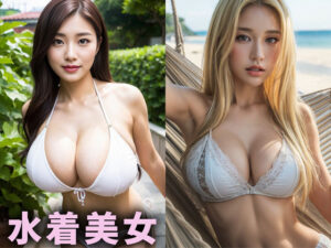 【人妻・主婦同人】水着美女【AIグラドル編集部vol.6】│AI美女編集部