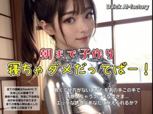 【人妻・主婦同人】朝まで子作り 寝ちゃだめだってばー！│Daick AI-factory