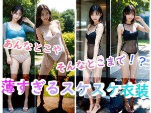 【人妻・主婦同人】あんなとこやそんなとこまで！？薄すぎるスケスケ衣装│AIgirls印刷所