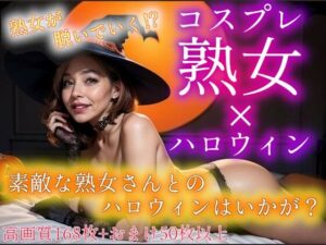 【人妻・主婦同人】コスプレ熟女×ハロウィン│あいみる