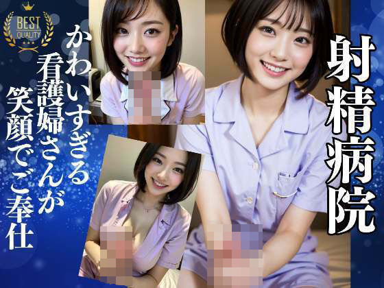 【人妻・主婦同人】射精病院 可愛すぎる看護婦さんが笑顔で極上ご奉仕│癒し出版-labo