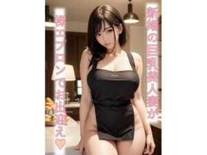 【人妻・主婦同人】新婚の巨乳美人妻が裸エプロンであなたをお出迎え!AIグラビア写真集!│夢幻イメージ