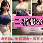 【人妻・主婦同人】二者懇-二者懇談の後 保護者と教室で-│らぶらぼ32