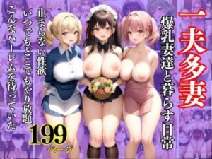 【人妻・主婦同人】一夫多妻 爆乳妻達と暮らす日常 こんなハーレムを待っていた│プールボムボム