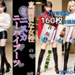 【人妻・主婦同人】真面目な女性のミニスカニーハイブーツ - Serious Women’s Mini Skirt High Boots│あらぶるま