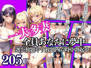 【人妻・主婦同人】一夫多妻 みんなあなたに夢中 選び放題やり放題四六時中勃起中│Aprily kitty