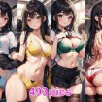 【人妻・主婦同人】念願の電車内露出デビューを果たした痴女JKのCG集│妄想サチュレーション