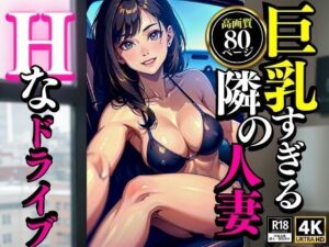 【人妻・主婦同人】巨乳すぎる隣の人妻Hなドライブ│AI美女LABO.6