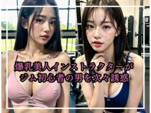 【人妻・主婦同人】爆乳美人インストラクターがジム初心者の男を次々誘惑│AIの悪戯