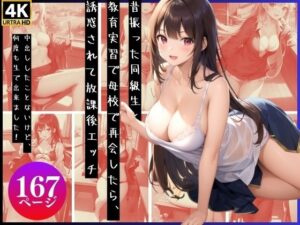 【人妻・主婦同人】昔振った同級生と教育実習で母校で再会したら、誘惑されて放課後エッチ│ゆめみるしりこん