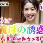 【人妻・主婦同人】【背徳熟女】癒しのムチムチおっぱい 義母の誘惑〜仕事帰りの熟女の香り〜【104p】│紐をギュッとね