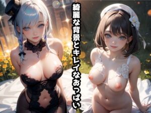 【人妻・主婦同人】綺麗な背景とキレイなおっぱい│AI handmade