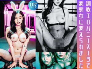 【人妻・主婦同人】調教エロバニースーツで変態女に変えられました│三打弩夢