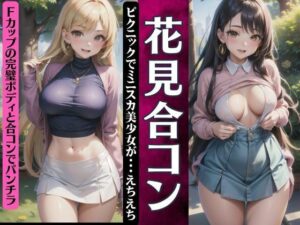 【人妻・主婦同人】花見合コン!ピクニックでミニスカ美少女が・・えちえちFカップの合コン│ワンピース企画