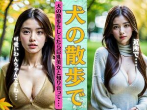 【人妻・主婦同人】犬の散歩で出会った巨乳美女・・まさかの近所で恋に発展の予感妄想スペシャル│コレクターズえろ図鑑