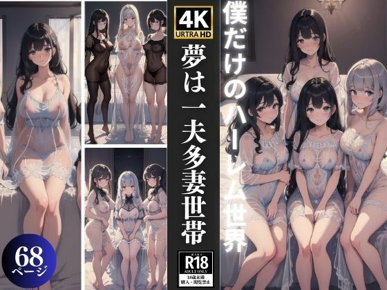 【人妻・主婦同人】僕だけのハーレム世界 夢は一夫多妻世帯│妄想性癖