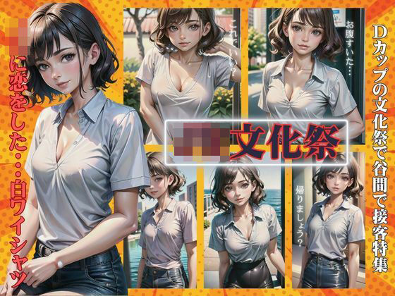 【人妻・主婦同人】JKの文化祭で・・・DカップのJKに恋をした文化祭〜白シャツからおっぱいが〜│レッドドラゴン企画
