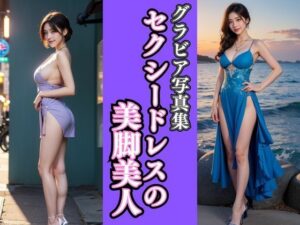 【人妻・主婦同人】グラビア写真集｜セクシードレスの美脚美人│桜/AIart