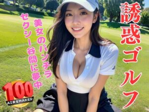 【人妻・主婦同人】誘惑ゴルフ エロすぎるミニスカおっぱいくっきり美女とムラムラゴルフ│AI美女Maker