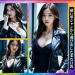 【人妻・主婦同人】巨乳のツーリング！硬い革ジャンから飛び出した柔らかい巨乳！脇見運転注意スペシャル│オタクな写真館