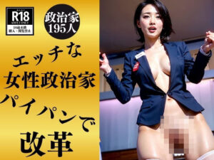 【人妻・主婦同人】【インテリ政治家】パイパンで日本を改革195演説│OL美塾女LAB