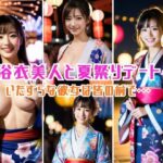 【人妻・主婦同人】いたずら好きの浴衣変態美人と納涼デート？│キャプテン藤澤