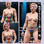 【人妻・主婦同人】レスラーに本物の寝技でわからせ全裸！プロレスの戦いでおっぱい丸出しスペシャル！│ANAZON企画