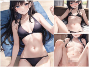 【人妻・主婦同人】ビキニdeパラダイス〜南国で水遊び〜おツユがあふれちゃうっ│えっちらおっちら