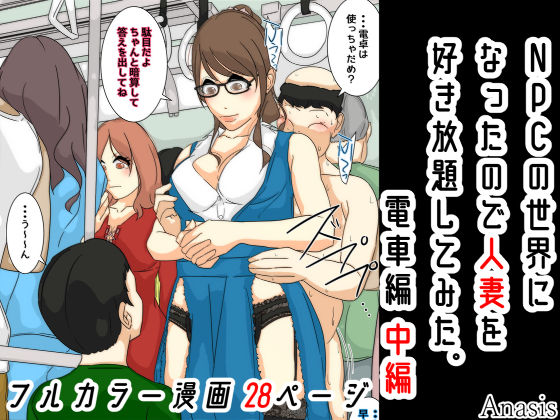【人妻・主婦同人】NPCの世界になったので人妻を好き放題してみた。 電車編 中編│Sistny＆Anasis