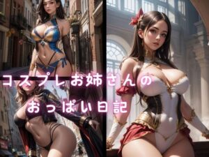 【人妻・主婦同人】コスプレお姉さんのおっぱい日記│ねこのあしあと