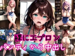 【人妻・主婦同人】【着パンティ】裸にエプロンの泣き虫主婦〜強●高圧中出し射撃〜│AIアクアパッツァ
