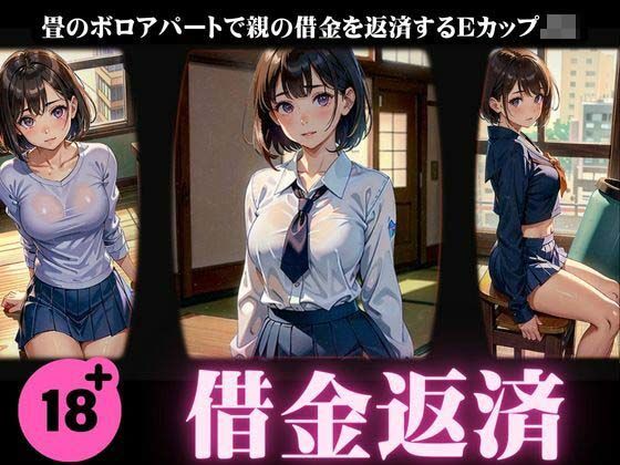【人妻・主婦同人】借金返済特集！畳のボロアパートで親の借金を返済するEカップJK・・・│妄想彼女企画